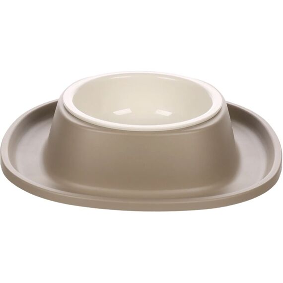 Flamingo Eet- En Drinkpot Met Houder Ilko S Taupe 0,2L Dia9,5Cm 19,5X4,5Cm