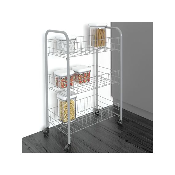 Filplast Vitalyty Trolley Met 3 Draadmandjes