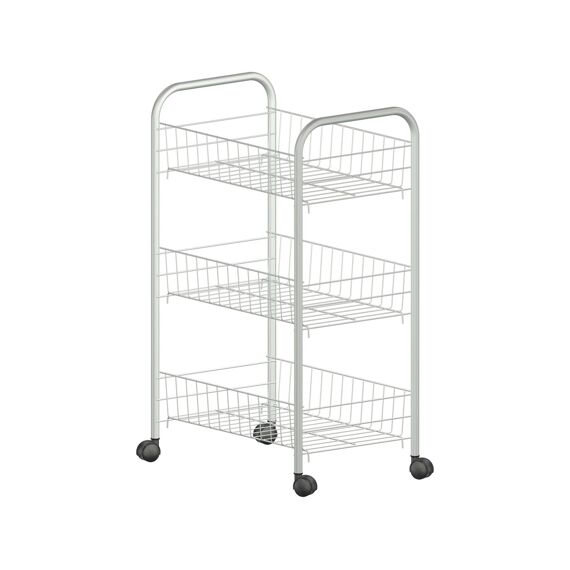 Filplast Vitalyty Trolley Met 3 Draadmandjes