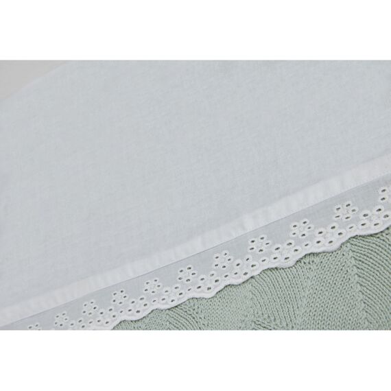 Jollein Laken Wieg 75x100cm Lace Ivory