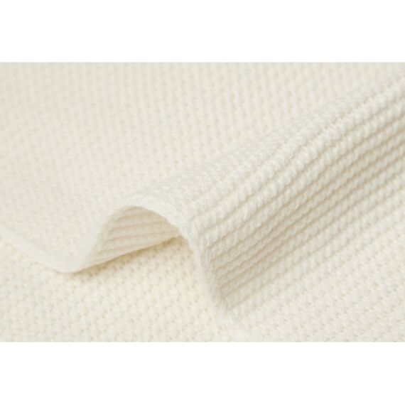 Jollein Deken Wieg 75X100Cm Basic Knit Ivory