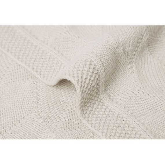 Jollein Deken Ledikant 100X150Cm Shell Knit Nougat Gots