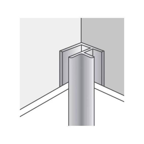 Dumawall Aluminium Universele Hoek 12-20 Mm (Voor Dw+/Xl)