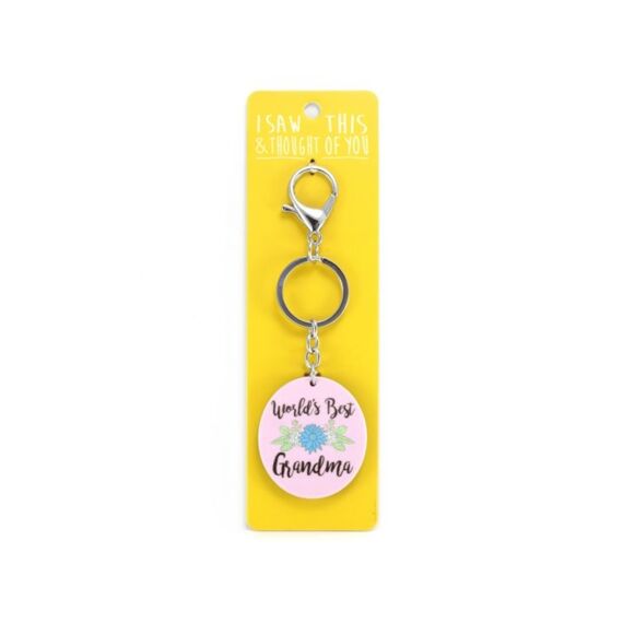 Sleutelhanger-I Saw This & Thought Of You-Worlds Best Grandma