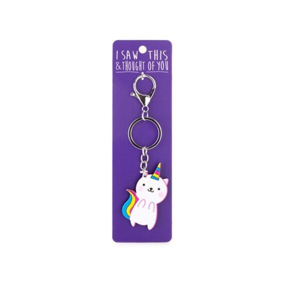 Sleutelhanger-I Saw This & Thought Of You-Puppy Unicorn