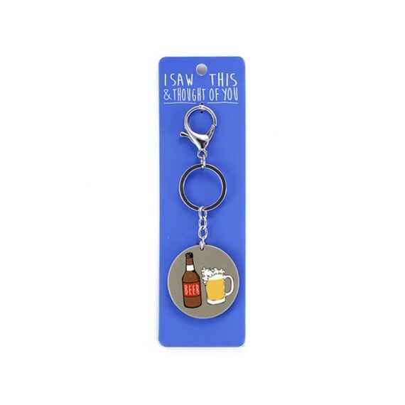 Sleutelhanger - I Saw This & Thought Of You - Beer