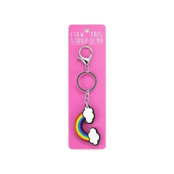 Sleutelhanger-I Saw This & Thought Of You-Rainbow