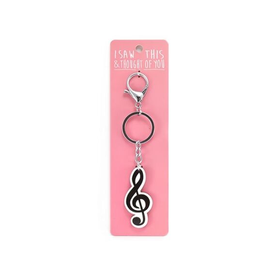 Sleutelhanger-I Saw This & Thought Of You-Treble Clef