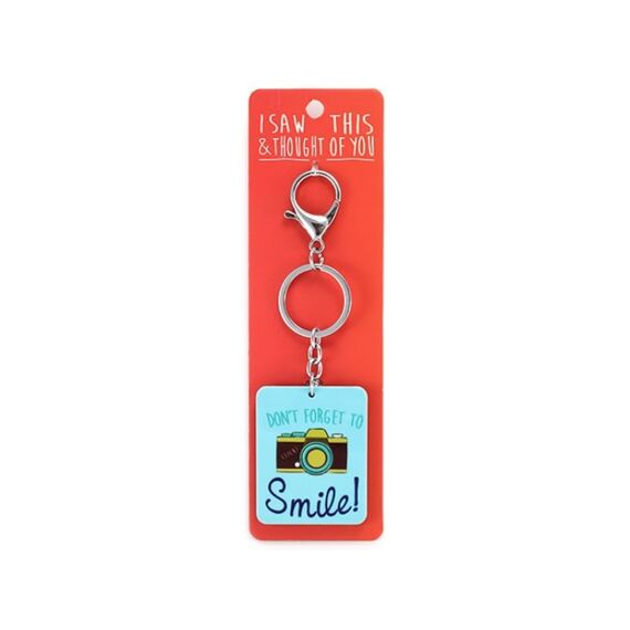 Sleutelhanger - I Saw This & Thought Of You - Don'T Forget To Smile