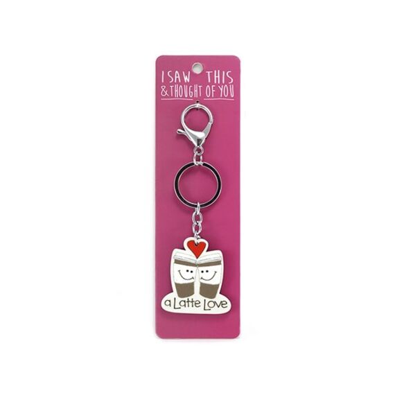 Sleutelhanger-I Saw This & Thought Of You-A Latte Love