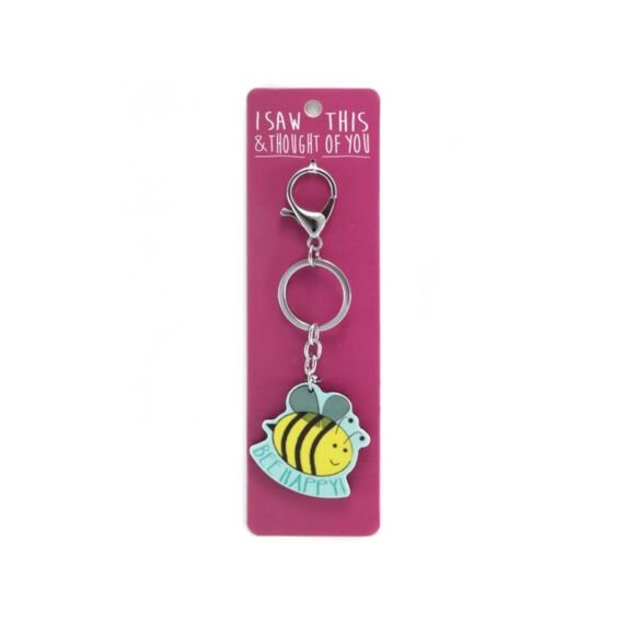 Sleutelhanger-I Saw This & Thought Of You-Bee Happy