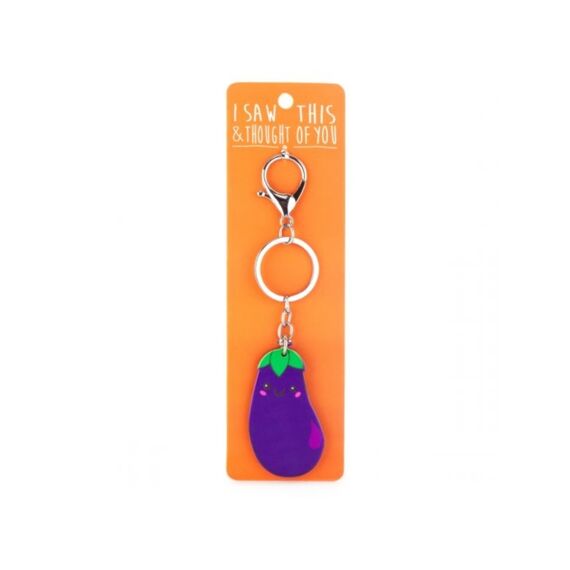 Sleutelhanger-I Saw This & Thought Of You-Aubergine