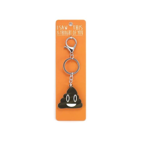 Sleutelhanger-I Saw This & Thought Of You-Poop Emoji