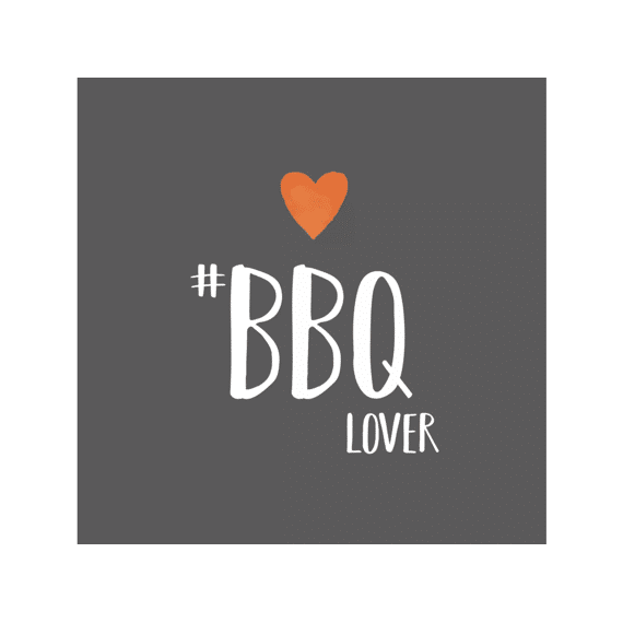 Ppd Bbq Lover Servietten 33X33Cm - 20 Stuks