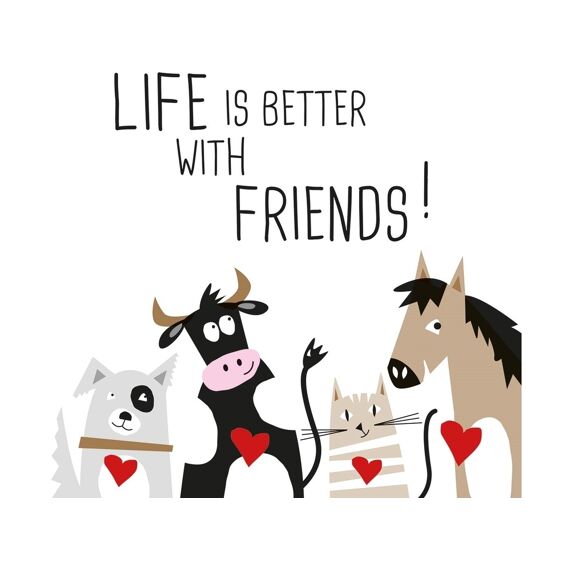 Ppd With Friends Servietten 33X33Cm - 20 Stuks