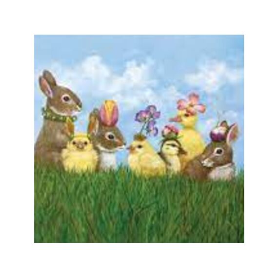 Ppd Spring Party Servietten 25X25Cm - 20 Stuks