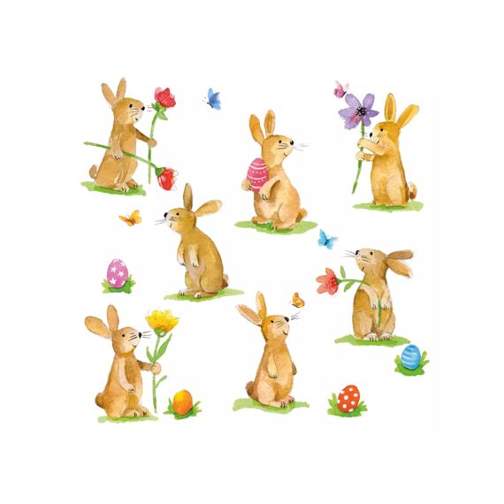 Ppd Lovely Easter Servietten 33X33Cm - 20 Stuks