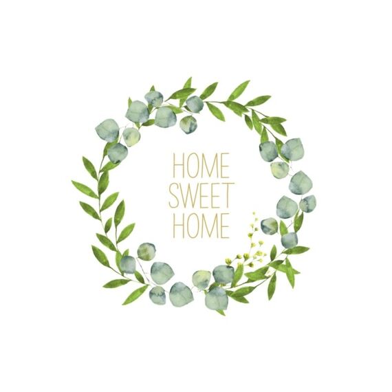 Ppd Home Sweet Home Servietten 33X33Cm - 20 Stuks