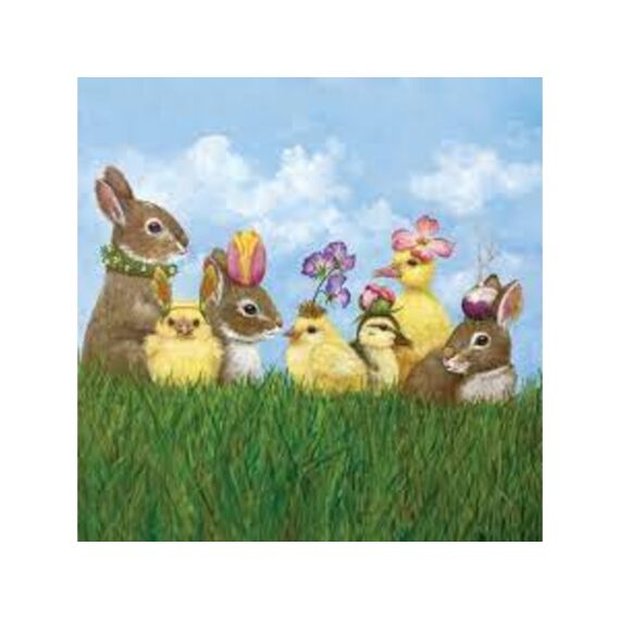Ppd Spring Party Servietten 33X33Cm - 20 Stuks