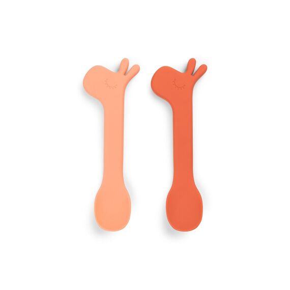 Done By Deer Silicone Lepel 2pack Lalee Papaya