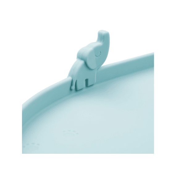Done By Deer Hoge Rand Silicone Placemat Elphee Blue
