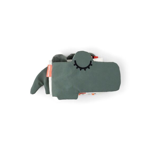 Done By Deer Foldout Soft Book Croco Green