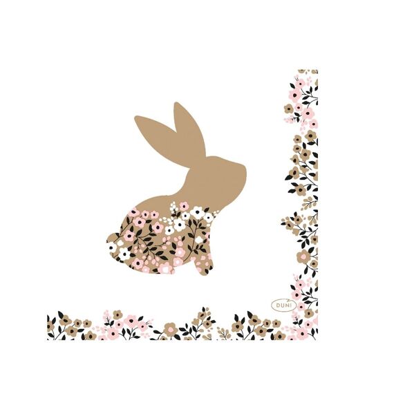 Duni Servet 24X24Cm 20 Stuks Blooming Bunny