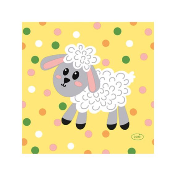 Duni Servet 24X24Cm 20 Stuks Hoppy Easter