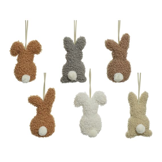 Konijn Teddy L3.00-W6.00-H11.00Cm Assorted