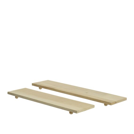 Decobord Paulowniahout L65.00W15.00-H3.50Cm Natural