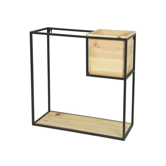 Wandkast Ijzer L20.00-W50.00-H50.00Cm Black