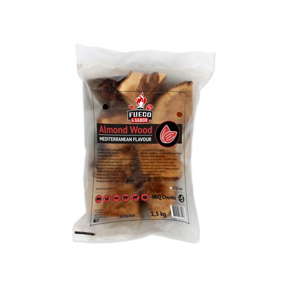 Fuego & Sabor Almond Wood Chunks 5-15Cm 1.5Kg