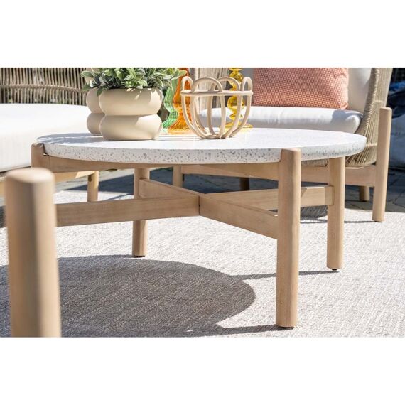 Talara Loungeset 5-Delig Acacia White Wash/Sand