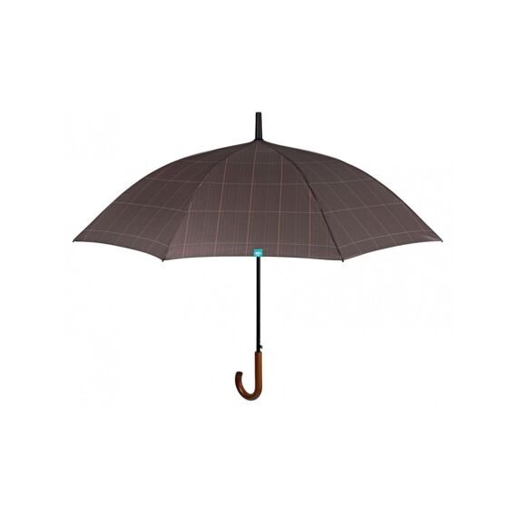 Perletti Umbrella Man Cane Aut. 65/8 Brown Scottish
