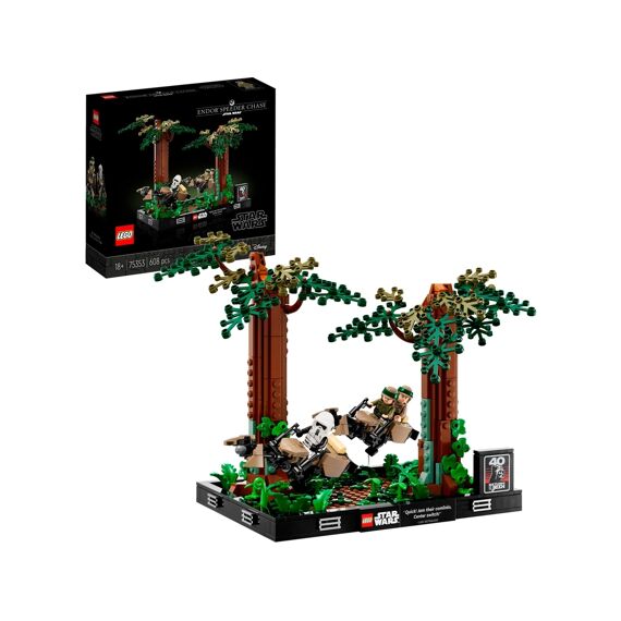 LEGO Star Wars 75353 Endor Speederachtervolging Diorama