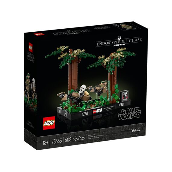 LEGO Star Wars 75353 Endor Speederachtervolging Diorama