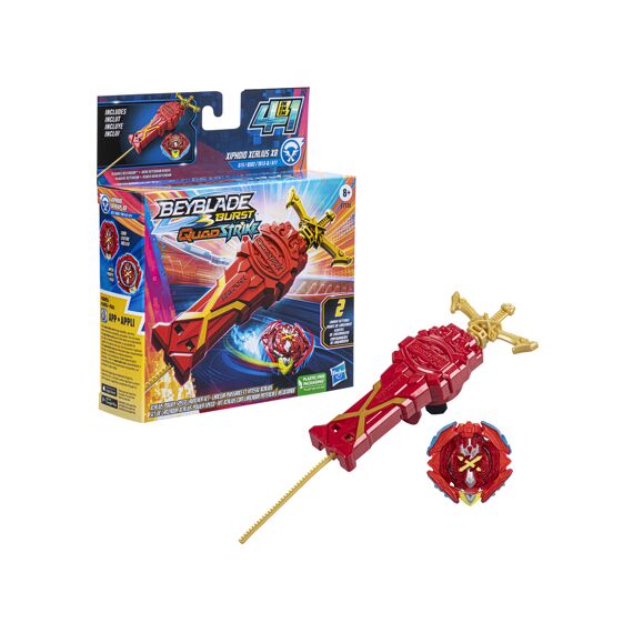 Beyblade Burst Quadstrikes Xcalius Power Speed Launcher Pack