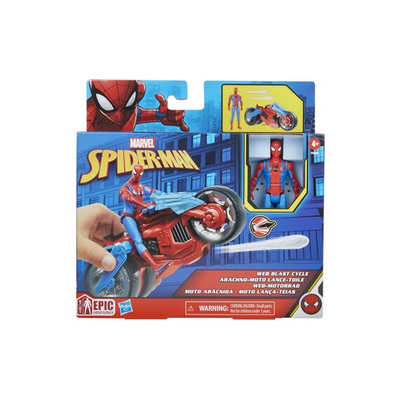 Marvel Spider-Man Hero Figuur Met Voertuig