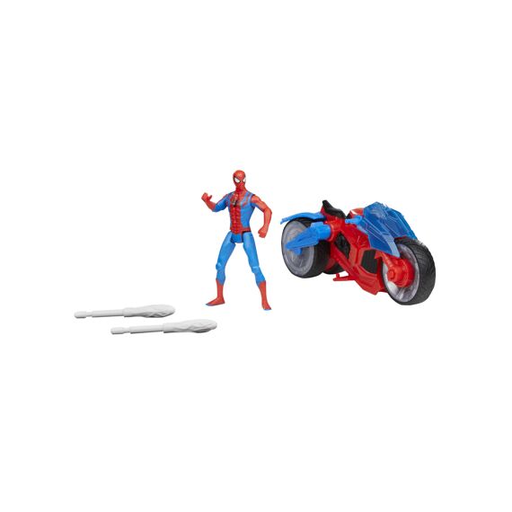 Marvel Spider-Man Hero Figuur Met Voertuig