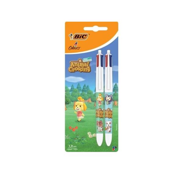 Bic 4-Kleurenstylo Animal Crossing