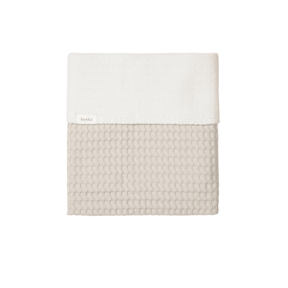 Koeka Wiegdeken Katoen Fleece Wafel Amsterdam 75X100Cm Sand