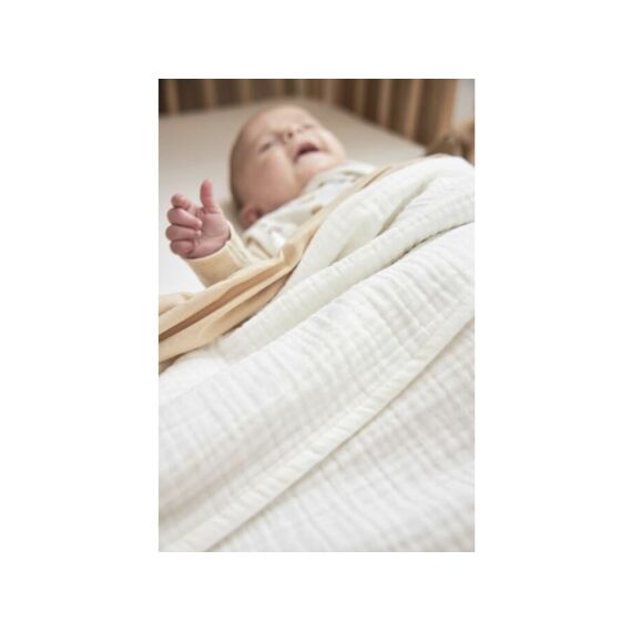 Meyco Hydrofiele Wieglaken 75X100Cm Pre-Washed Uni Offwhite