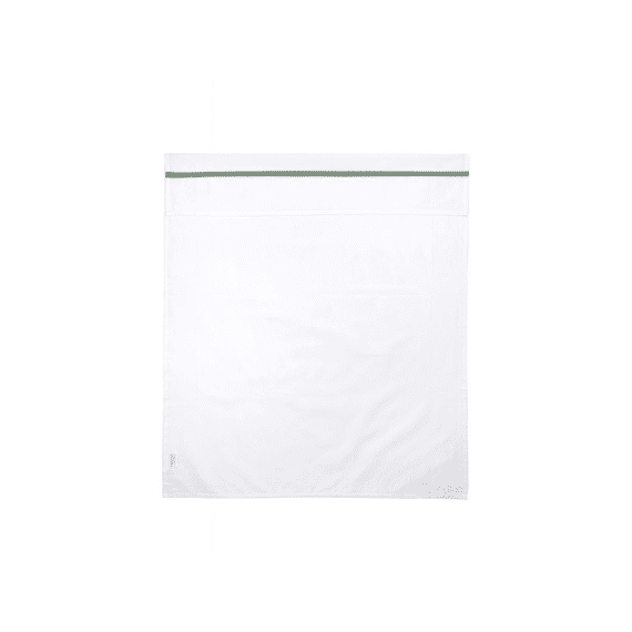 Meyco Laken Wieg 75x100cm Wit Bies Forest Green