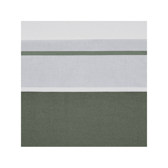Meyco Laken Wieg 75x100cm Wit Bies Forest Green
