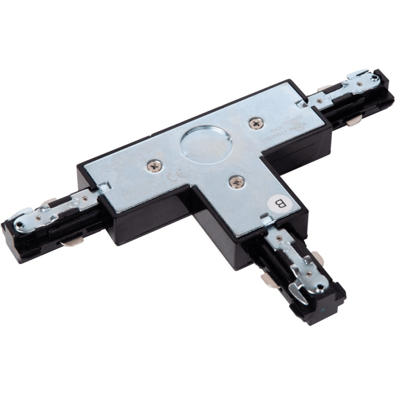 Lucide Track T-Koppelstuk - 1-Fase Railsysteem / Railverlichting - 230V - Zwart (Accessoire)