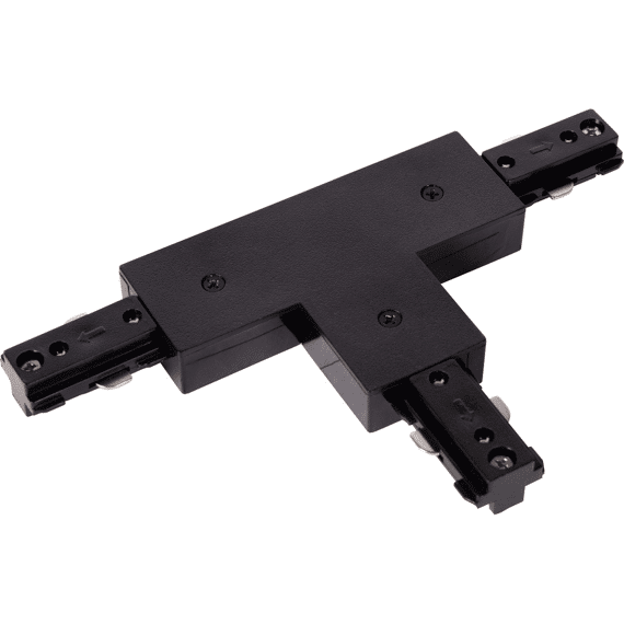Lucide Track T-Koppelstuk - 1-Fase Railsysteem / Railverlichting - 230V - Zwart (Accessoire)