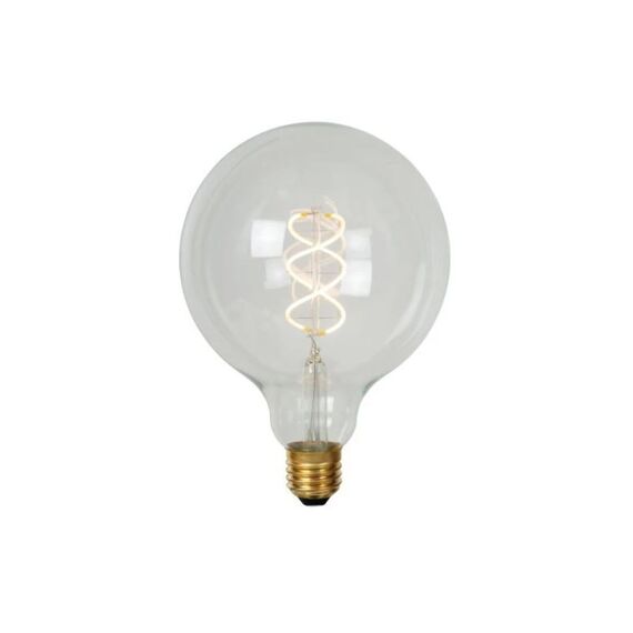 Lucide G125 Filament Lamp Ø 12,5 Cm Led Dimbaar E27 1X5W 2700K Transparant