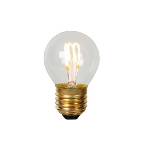 Lucide G45 Filament Lamp Ø 4,5 Cm Led Dimbaar E27 1X3W 2700K Transparant