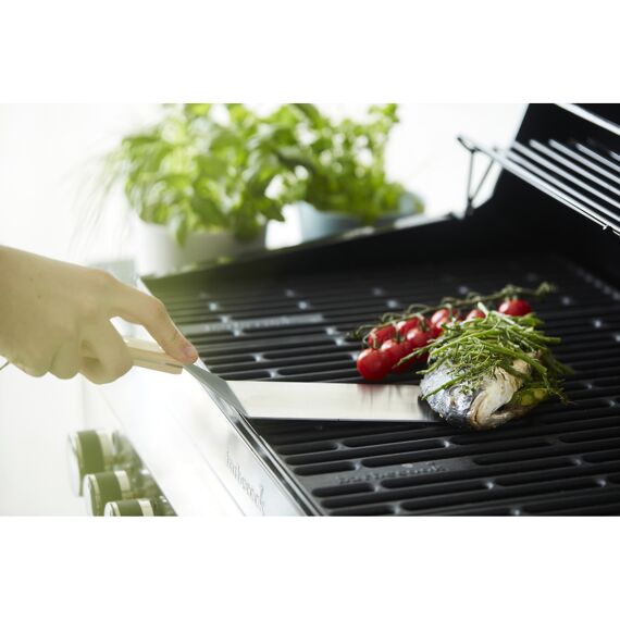 Barbecook Visspatel Uit Rvs En Rubberhout 37Cm