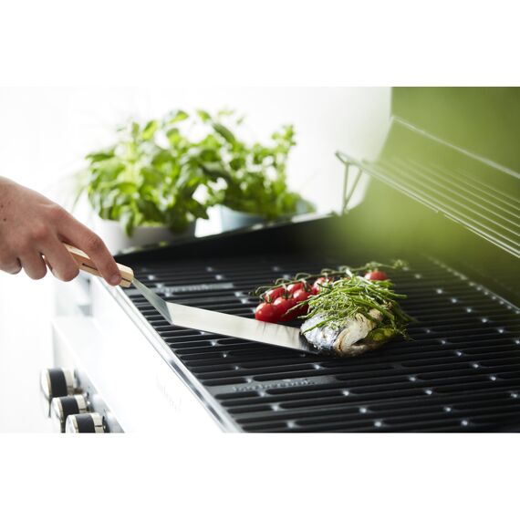 Barbecook Visspatel Uit Rvs En Rubberhout 37Cm